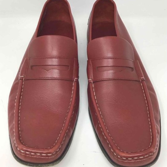 Salvatore Ferragamo Men\'s Red Shoes Size 8.5 main image 6
